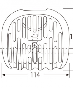 Alternative view of アルミストレーナー　ヨコ型（大）　ASY-2LG