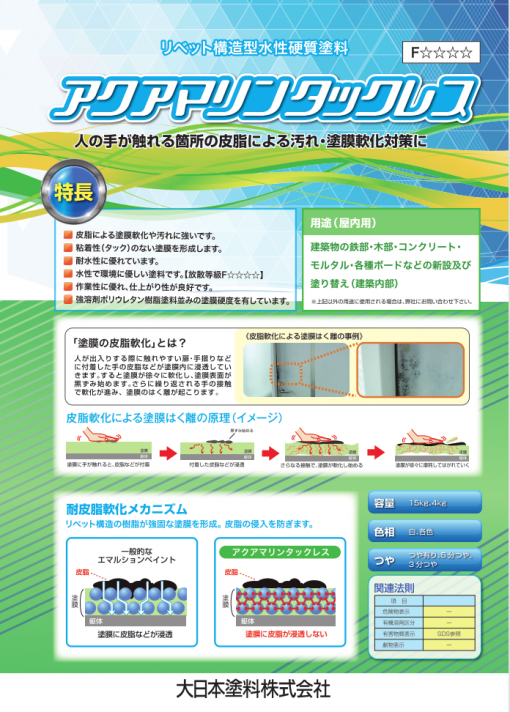 アクアマリンタックレス