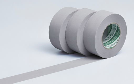 カモイ　マスキングテープ　ルパン　グレー　50mm×50M　18巻入　＃建築養生用・床養生・内装養生等の作業などに。 大規模改修現場などの作業に。＃カモイ　＃廃番