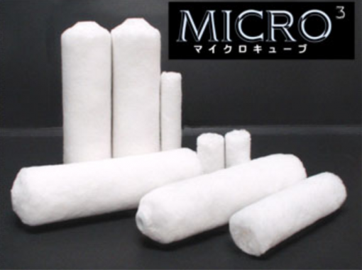 スモールローラー　MICRO3　マイクロキューブ　23mm　6インチ　250本　＃マイクロファイバーの特性を最大限に活かした高機能ローラー　＃好川産業