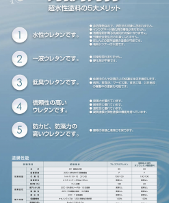 Alternative view of アレスアクアレタン 白 #1液高耐候性形水性反応硬化ウレタン樹脂塗料 #関西ペイント