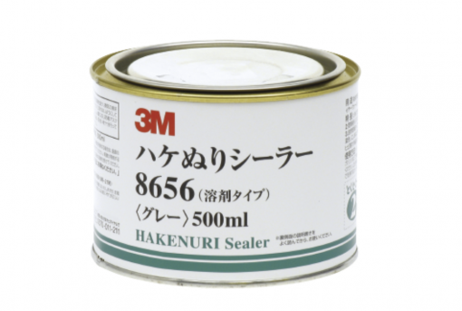 3M ハケぬりシーラー　溶剤タイプ　500ml    #8656　＃車体内部の接合部や合わせ目(トランクルーム、タイヤハウス、床)等のシールに適します。＃341508 8656