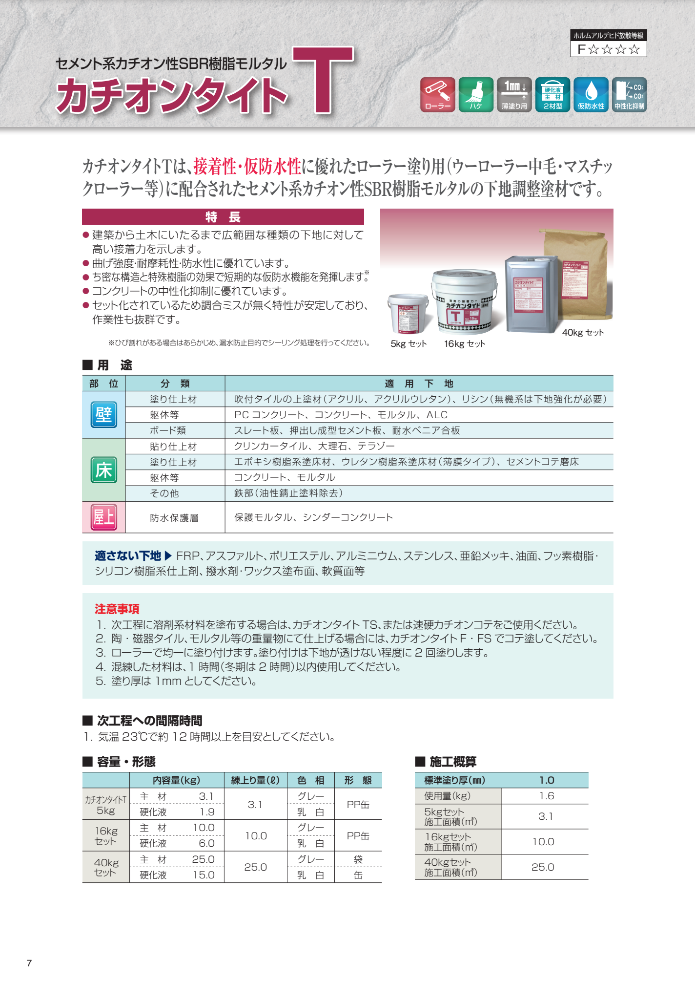 カチオンタイトT ローラー用 – 塗料通販・ペンキ販売のPaintStore.JP