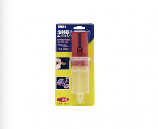 注射器エポキシ　28.3g×24本　ワンプッシュで使える2液エポの強力接着剤　＃プラスチックパーツの接着・補修に