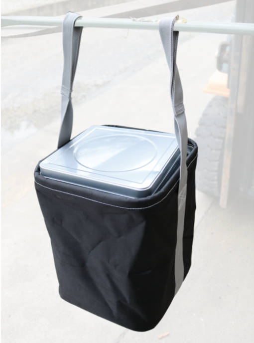 一斗缶バッグ　１缶用　＃280×280×350H  1缶用　＃プロ仕様の一斗缶用強力荷揚げバッグ。底面にＰＰ板入り。#大塚刷毛