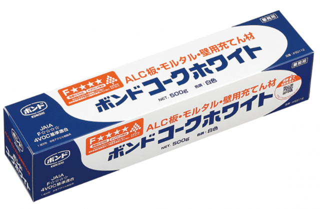 ｺﾆｼボンド　コークホワイト ﾁｭｰﾌﾞ 500G