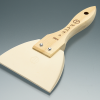 柄付ゴムベラ 白 小