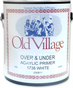 プライマー（水性） #1738ホワイト　＃バターミルクペイント・アクリルラテックスなどを塗る前にこのプライマーを塗ると、吸着がよくなります。＃廃番