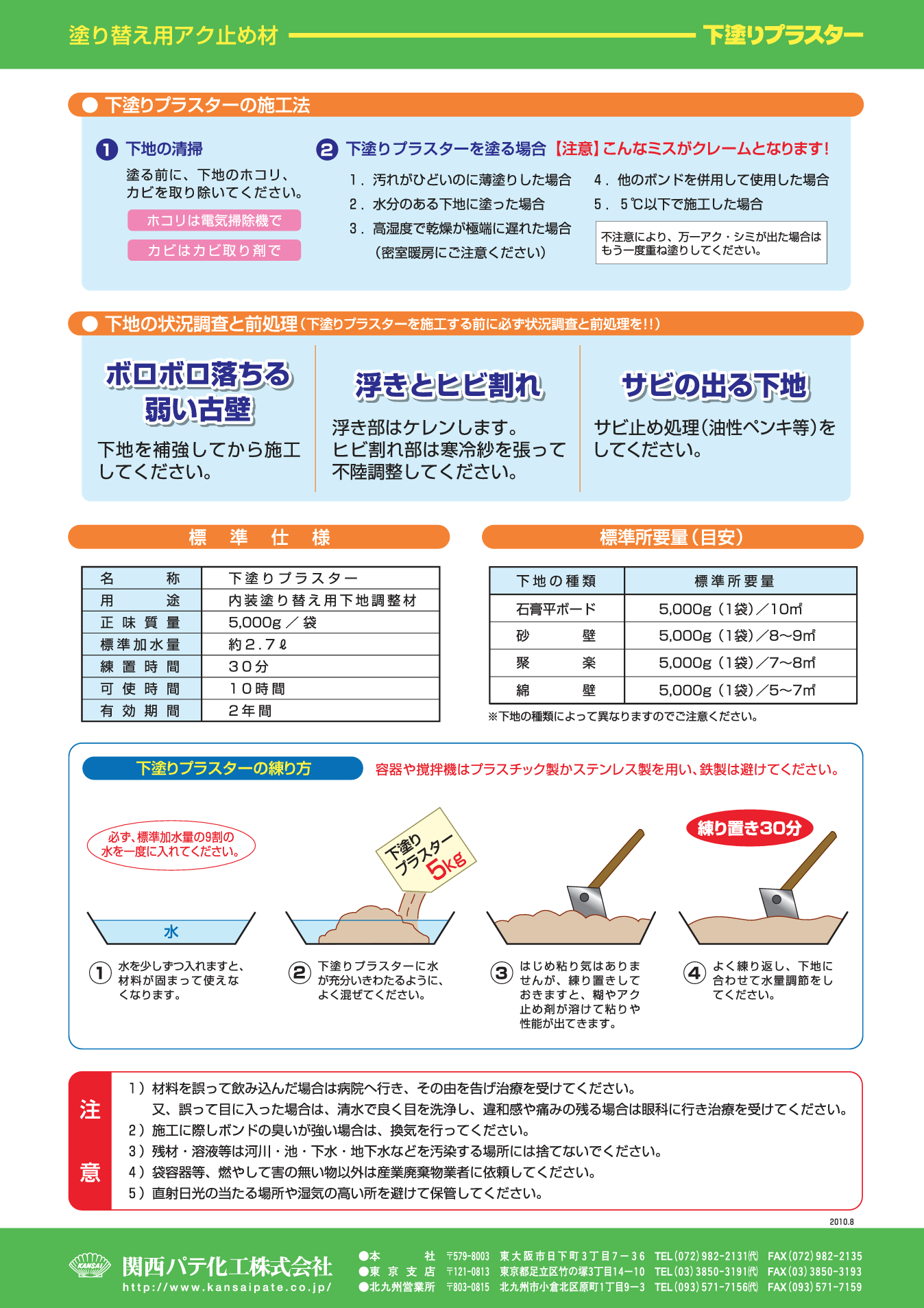 下塗りプラスター