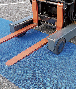 安全歩行マット 0.9X10M AI-9010BL ブルー