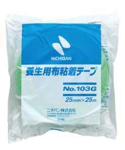 ﾆﾁﾊﾞﾝ NO.103G布ﾃｰﾌﾟ緑 25ﾐﾘ (60)
