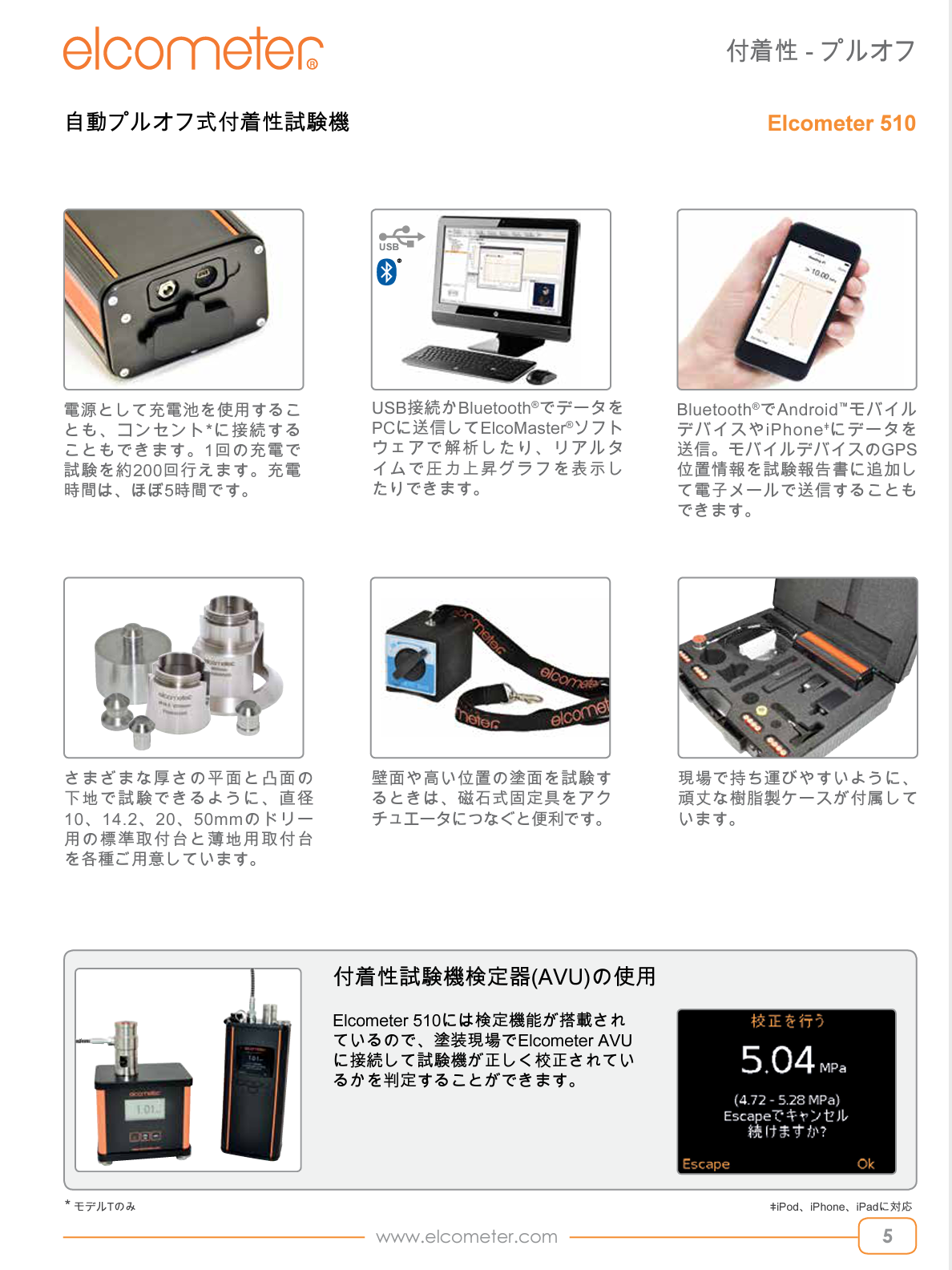 自動プルオフ式付着性試験機 F510-20T