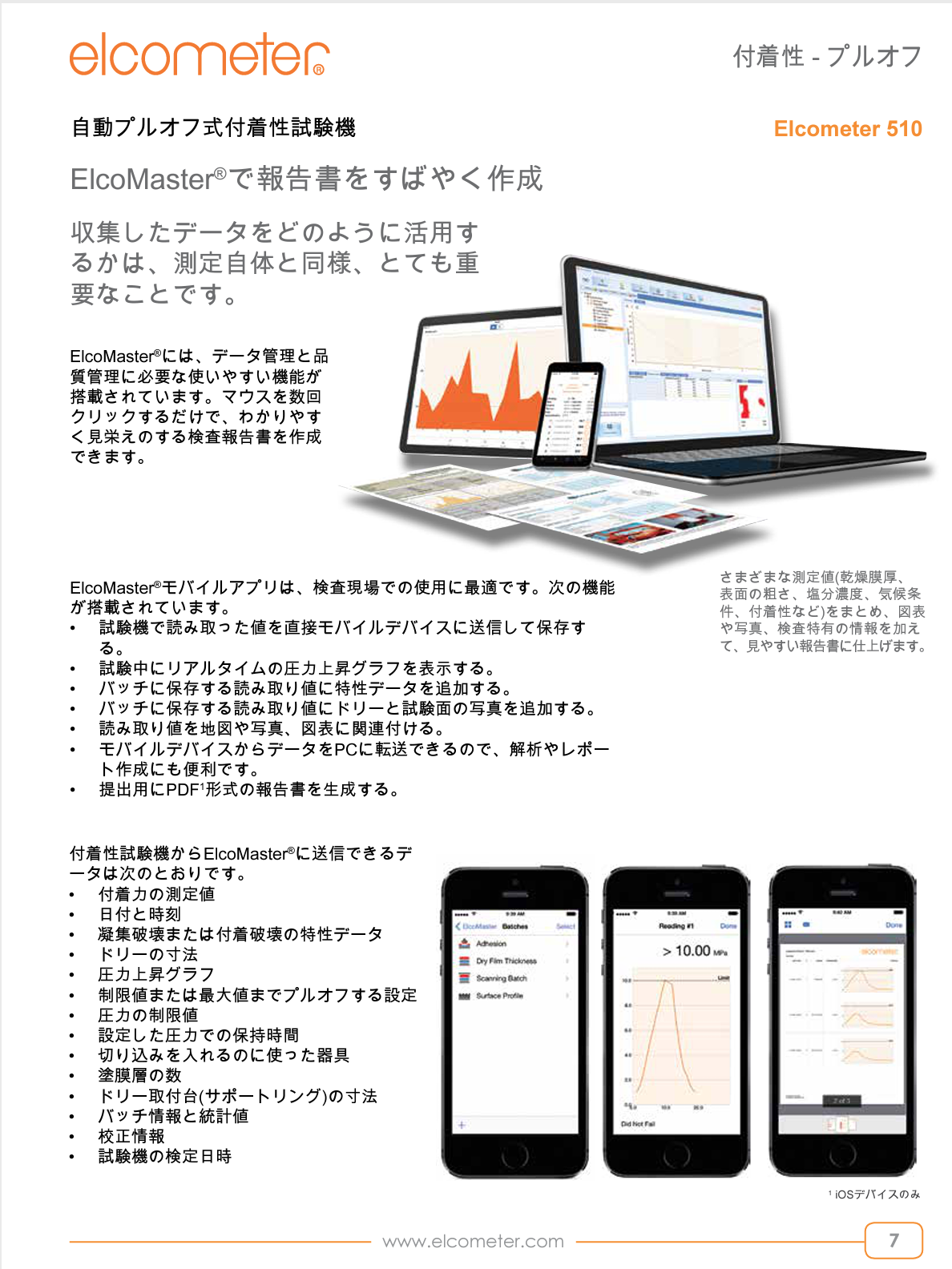 自動プルオフ式付着性試験機 F510-20T
