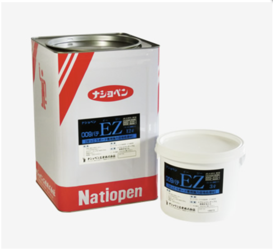 ナショペン009（ワレナイン）パテEZ ＃石膏ボードに特化した専用強力目地処理材。２回付でパテ処理完了 ＃ナショペン工業 – 