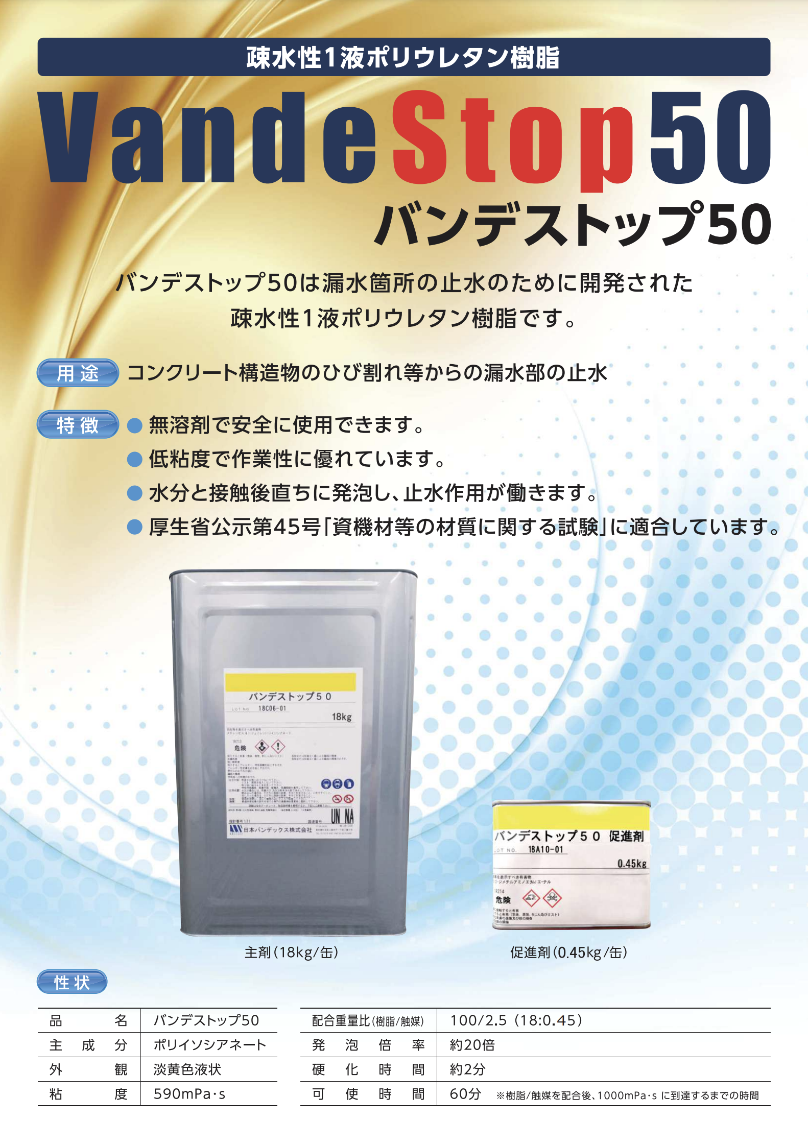 バンデストップ50