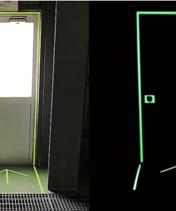 高輝度蓄光蛍光テープ 10ﾐﾘX2M 409001