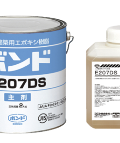 コニシボンド　E-207D　3KGセット　＃自動式低圧樹脂注入工法用・揺変性エポキシ樹脂　＃中粘度形のエポキシ樹脂系接着剤。圧入時の流動性および揺変性を併せ持ちひび割れ内部への注入性に優れています。＃コニシ