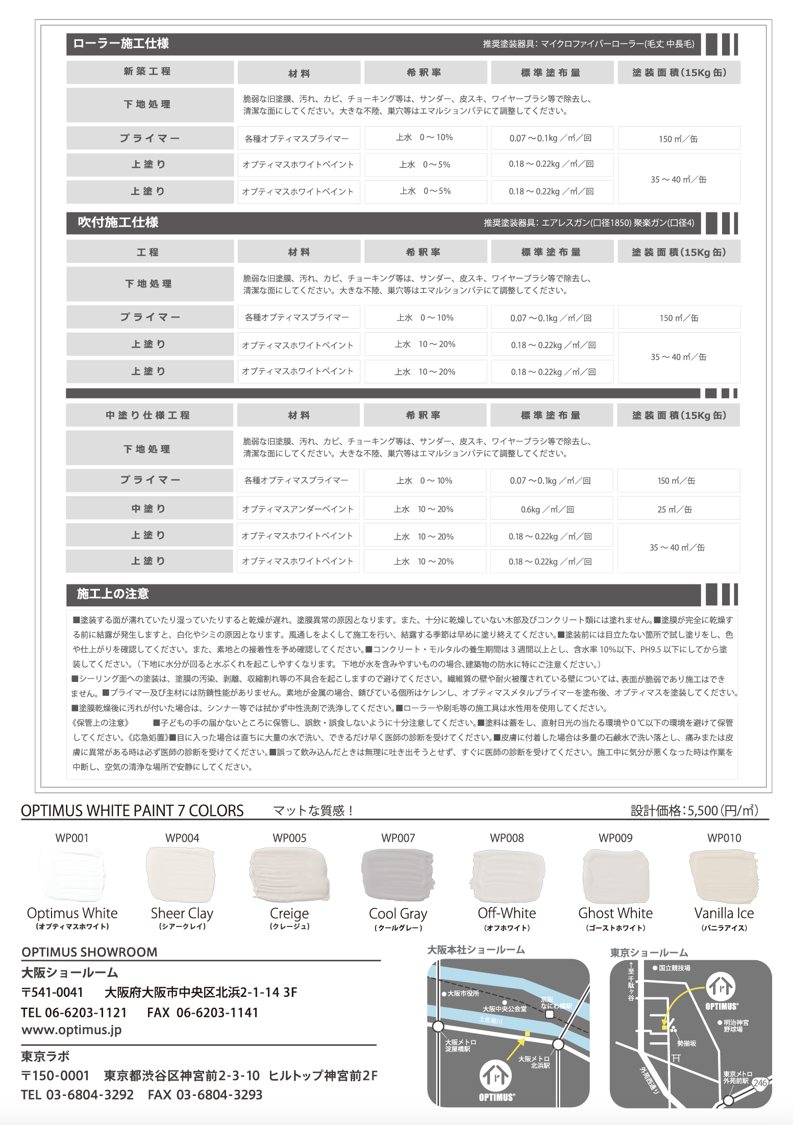 オプティマスホワイトペイント