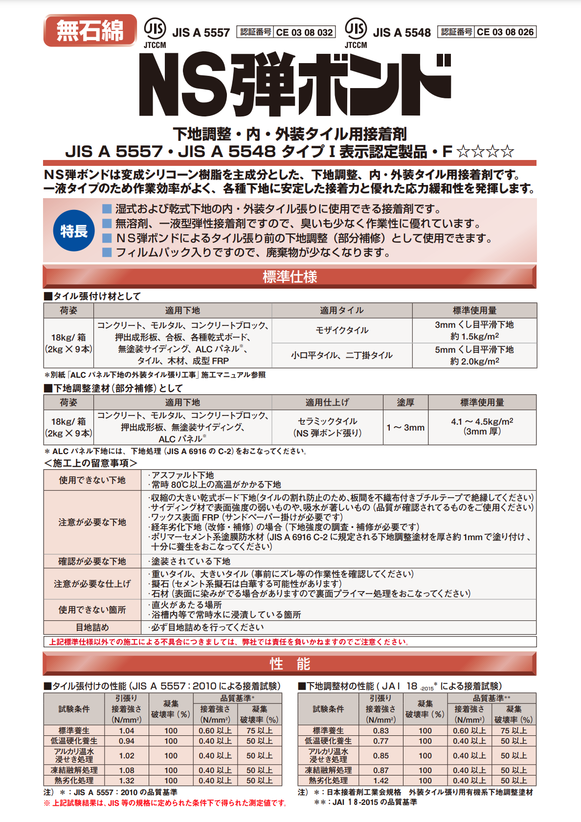 NS弾ボンド