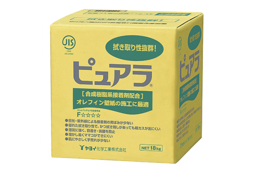 ﾔﾖｲ壁紙施工用接着剤ﾋﾟｭｱﾗ 18KG