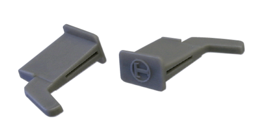 刷毛 フック(薄口)グレー (10コ)