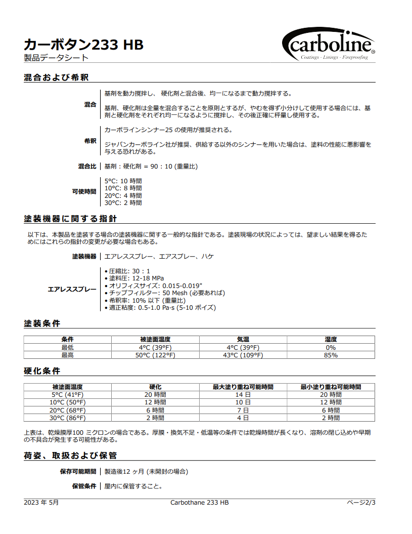 カーボタン233HB