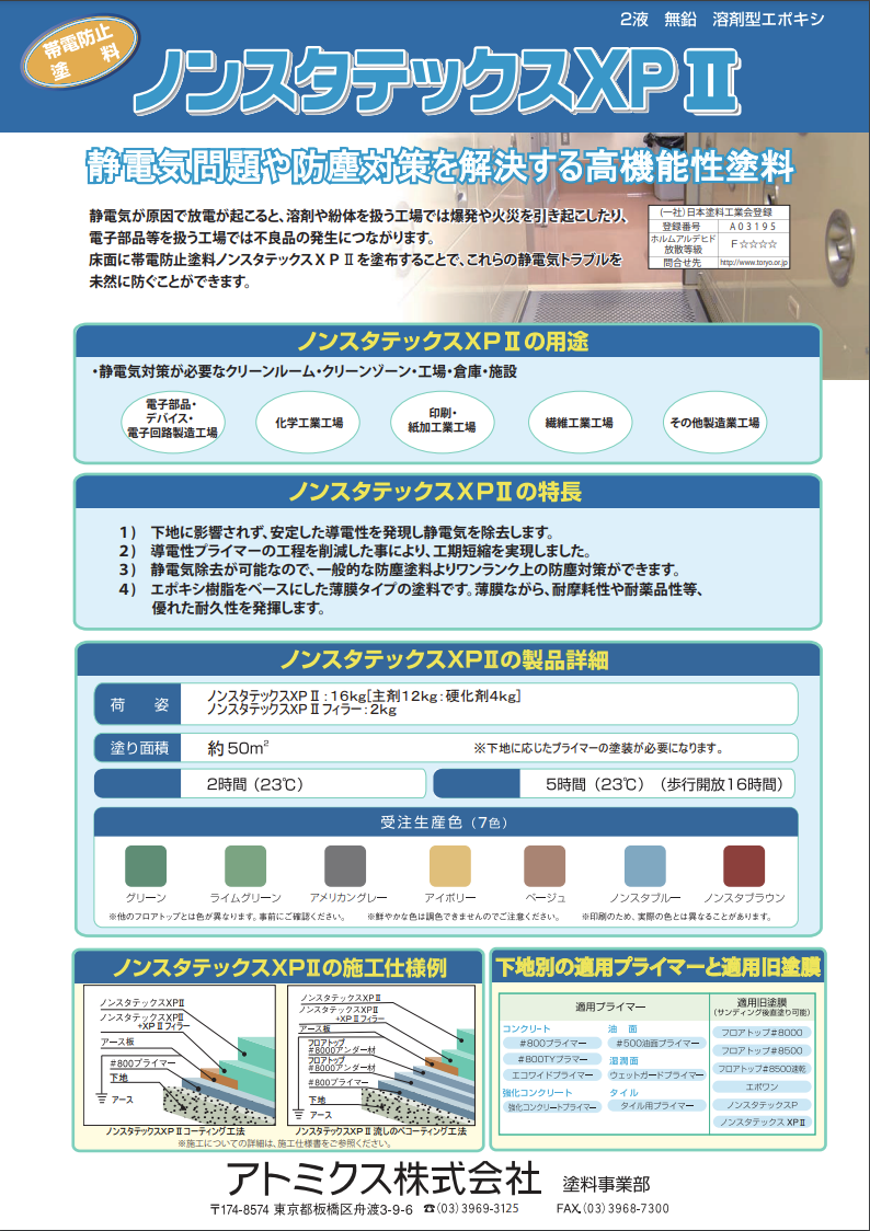 ノンスタテックスXPⅡ