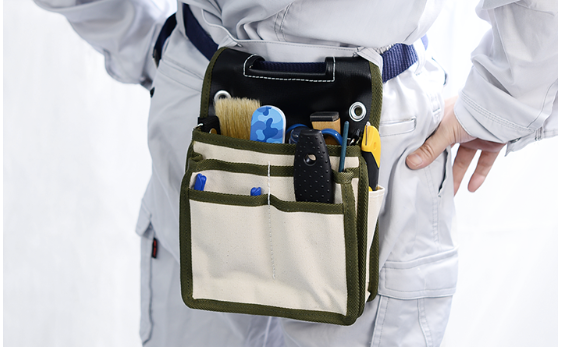 ﾏﾙﾃｰ 強靭塗装用腰袋 白