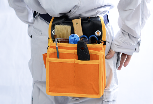 ﾏﾙﾃｰ 強靭塗装用腰袋 　　ｵﾚﾝｼﾞ