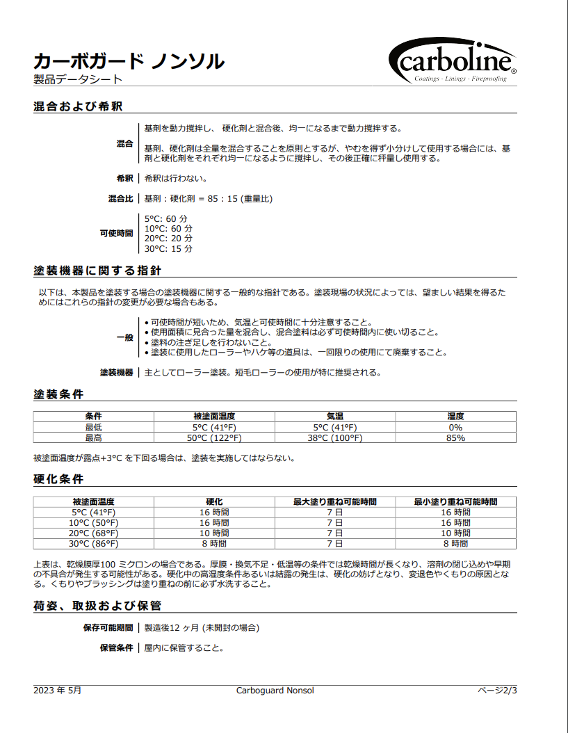 カーボガードノンソル