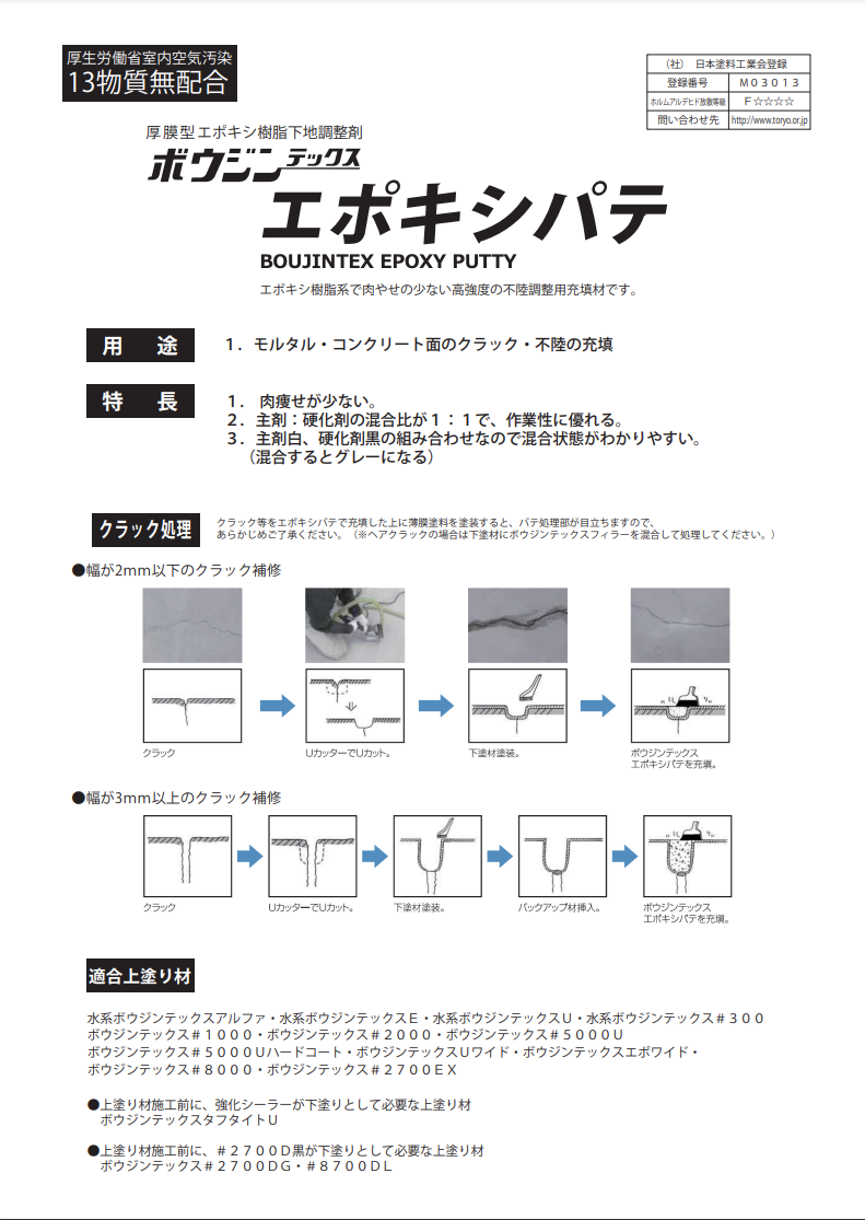ボウジンテックスエポキシパテ