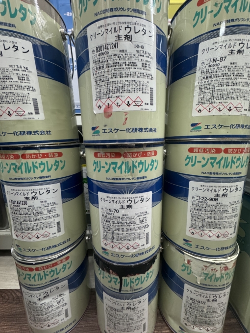 クリーンマイルドウレタン 　主剤のみ　合計18.5KG　＃超低汚染型ＮＡＤ特殊ポリウレタン樹脂塗料 　＃アウトレット 　#10缶セット　＃店頭渡し限定　