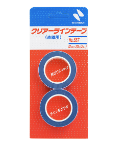 ﾆﾁﾊﾞﾝ NO.557 ｸﾘｱｰﾗｲﾝﾃｰﾌﾟ直線用