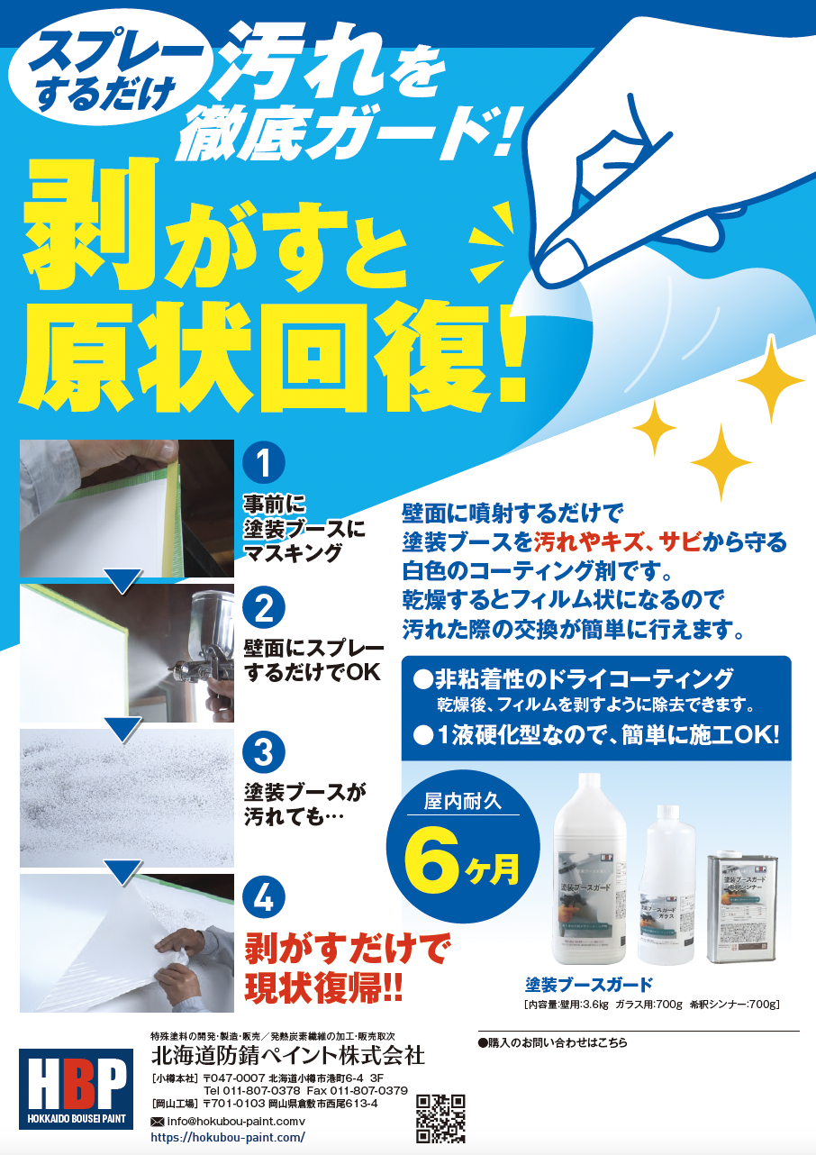 塗装ブースガード