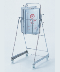 ｽﾁｰﾙ缶ｽﾀﾝﾄﾞ角缶用 KC-02 ｷｬｽﾀｰ付