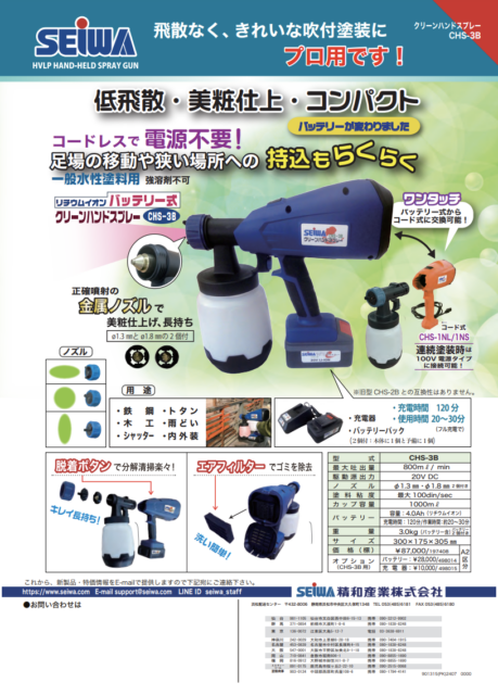 クリーンハンドスプレー CHS-3B