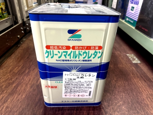 クリーンマイルドウレタン 　N-90（ホワイト系）　主剤のみ　13.5KG　＃超低汚染型ＮＡＤ特殊ポリウレタン樹脂塗料 　＃アウトレット ＃未開封　＃限定1　＃ラスイチ　＃20240907