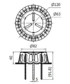 ﾀﾞﾓ中継50ストレーナー (10ｺ)