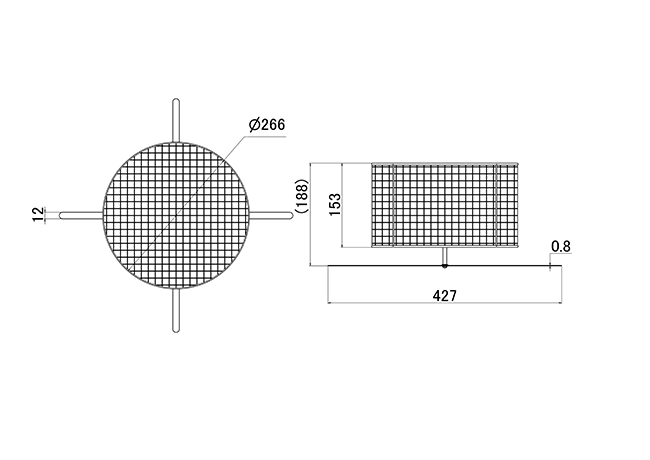 ダモ改修ストレーナ タテ型XL